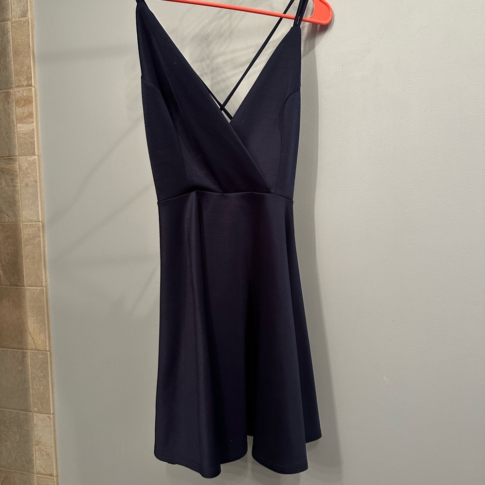 Charlotte Russe Navy Mini Dress